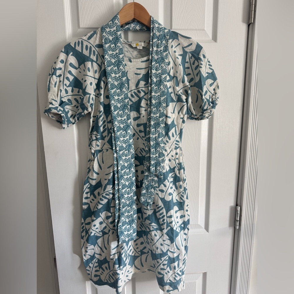 Stylish Blue and White Kids Dress